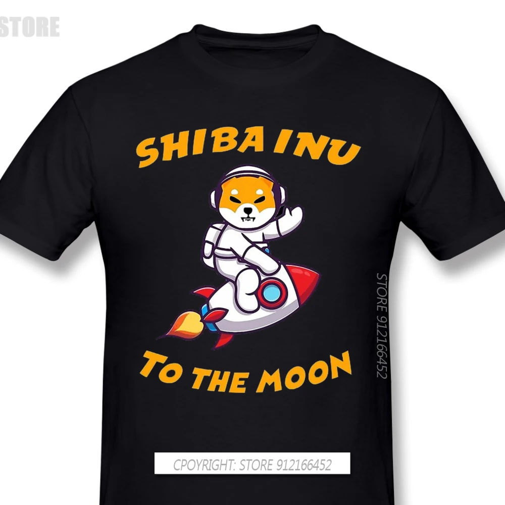 Shib Coin Shiba Pompico Duckiller 2021 Popolare Nuovo Arrivo Tshirt Shiba Inu Coin To The Moon Design O-Neck Cotton For Men Shirt