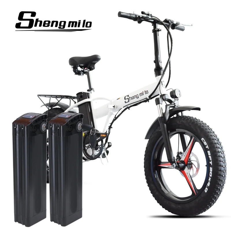 sheng milo 48v 500w Electrict bike Battery Folding 500w Motorcycle Portable 4.0 fat tire beach ebike electric bicycle snow ebike