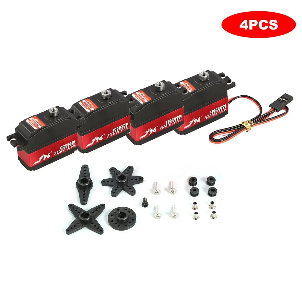 

4PCS JX PDI-2506MG 25g Metal Gear Digital Servo Coreless Motor for RC 450 500 Helicopter Fixed-wing Airplane Drone