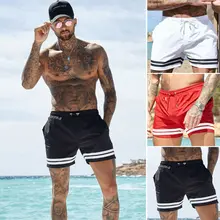 Летние мужские шорты для бега спортивный Быстросохнущий тренировка Бодибилдинг для тренировок в фитнес-зале короткие брюки Кроссфит спортивные тренажеры
