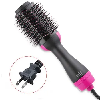 

Two-In-One Hair Comb Comb Infrared Negative Ion Hot Air Combing Straight Dual-Purpose Hair Dryer Multi-Functional Comb