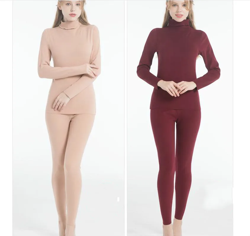 Утепленное женское термобелье, туники, теплые женские Pantalon, Termico Mujer, водолазка, Дамская внутренняя одежда, Зимние Боди, термо костюмы