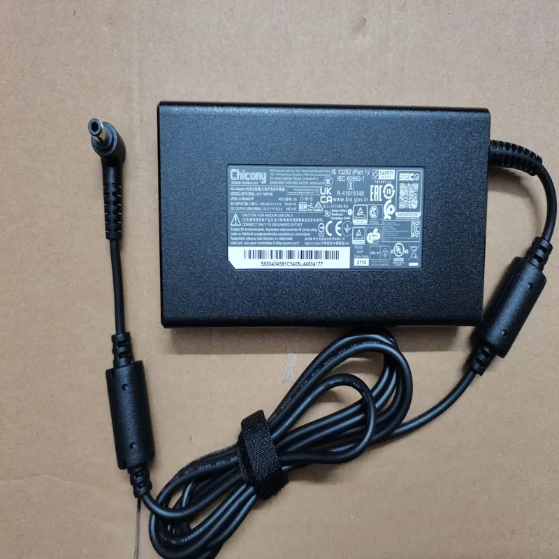 

NEW OEM Slim Chicony 20.0V 9.0A 180W A17-180P4B 5.5mm*2.5mm AC Adapter For MSI GS66 Stealth 10SE-442US RTX2060 Original Puryuan