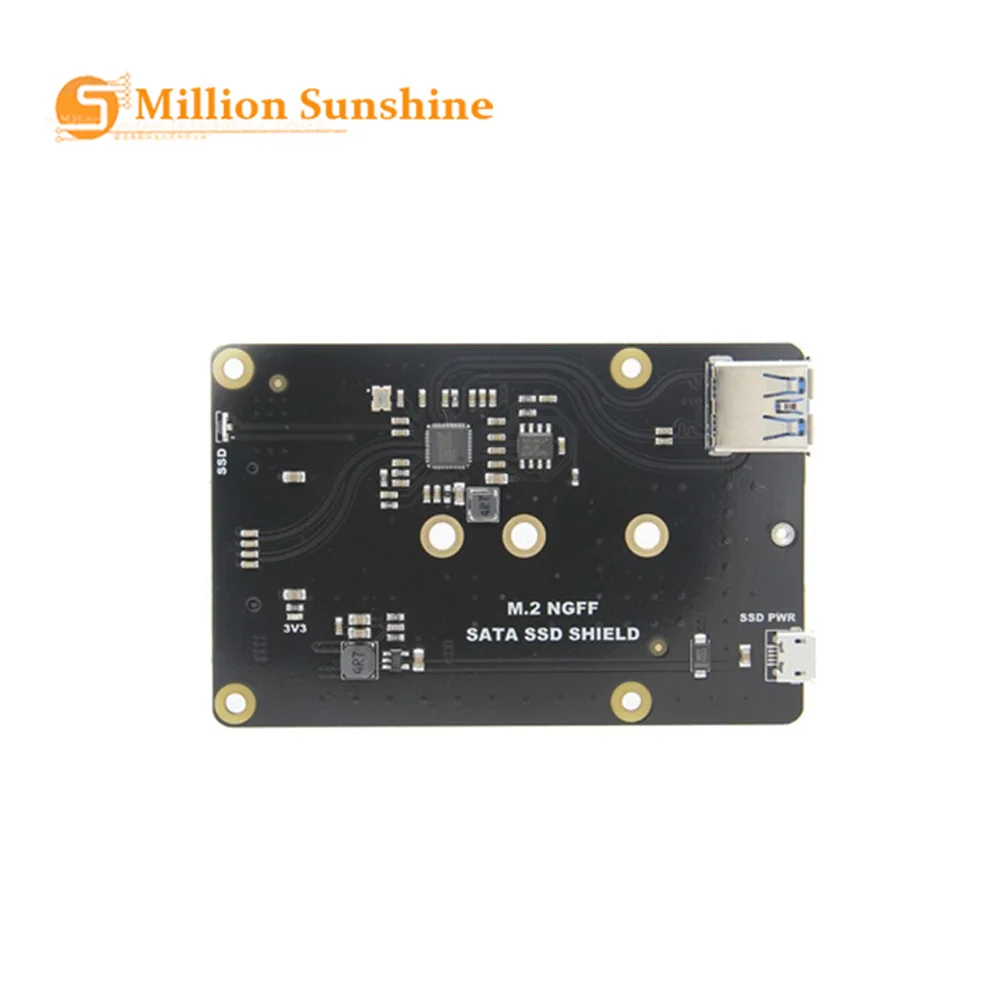 Raspberry Pi X860 M.2 NGFF 2280/2260/2242/2230 SATA SSD диск с USB 3 0 Jumper para R|Аксессуары для