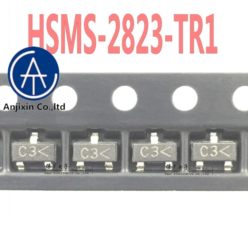 

10 шт. 100% оригинальный и новый барьером Шоттки диод HSMS-2823-TR1 шелковой ширмы C3 СОТ-23 в наличии