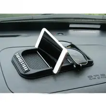 1 шт 20*11 см ПВХ автомобильный нескользящий коврик авто силиконовый интерьер приборная панель телефон солнцезащитные очки монеты Противоскользящие коврики для хранения колодки