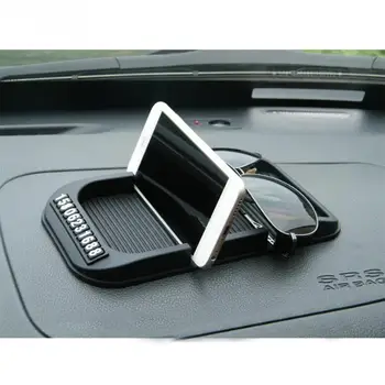 

1Pcs 20*11cm PVC Car Non-Slip Mat Auto Silicone Interior Dashboard Phone Sunglasses Coins Anti-Slip Storage Mat Pads