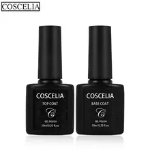 2pc 10 ミリリットルマニキュアサロンツールトップ + ベースカラージェルヒントカバーマニキュアマニキュアシーラー使い捨てソークオフマットトップゲル(China)