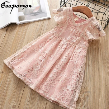 

Girls Princess Dress Fashion Lace Floral Baby Girl's Summer Elegant Dress Kids Children Clothes 2019 New Brand Clothing