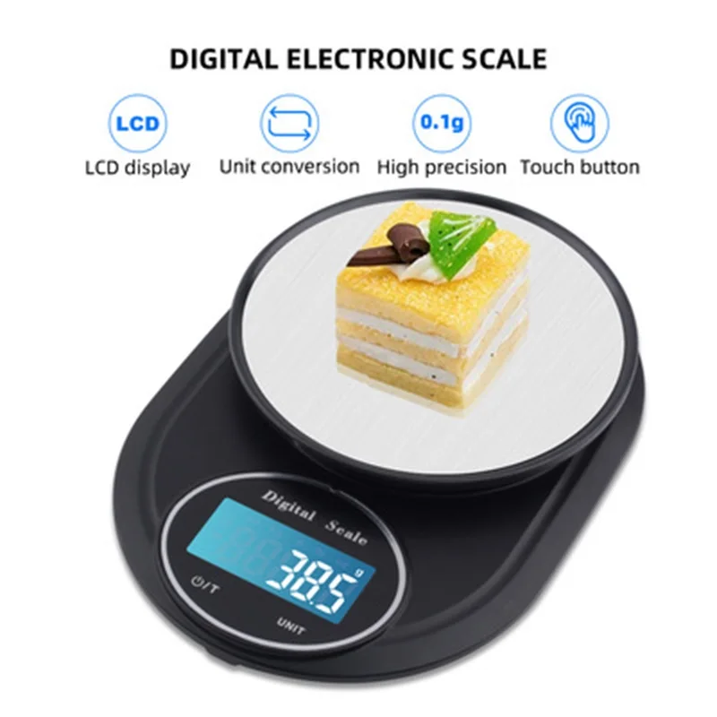 Balance de cuisine pour pâtisserie, bijoux numériques, 3kg, 0.1 grammes,  accessoires d'outils électroniques, mesure du poids, gâteau, minuteur -  AliExpress