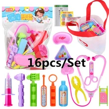 Doctor Toys комплект для медсестры инструмент для кровяного давления медицинское устройство обучающая игрушка для игры в доктора детские игрушки подарки для девочек