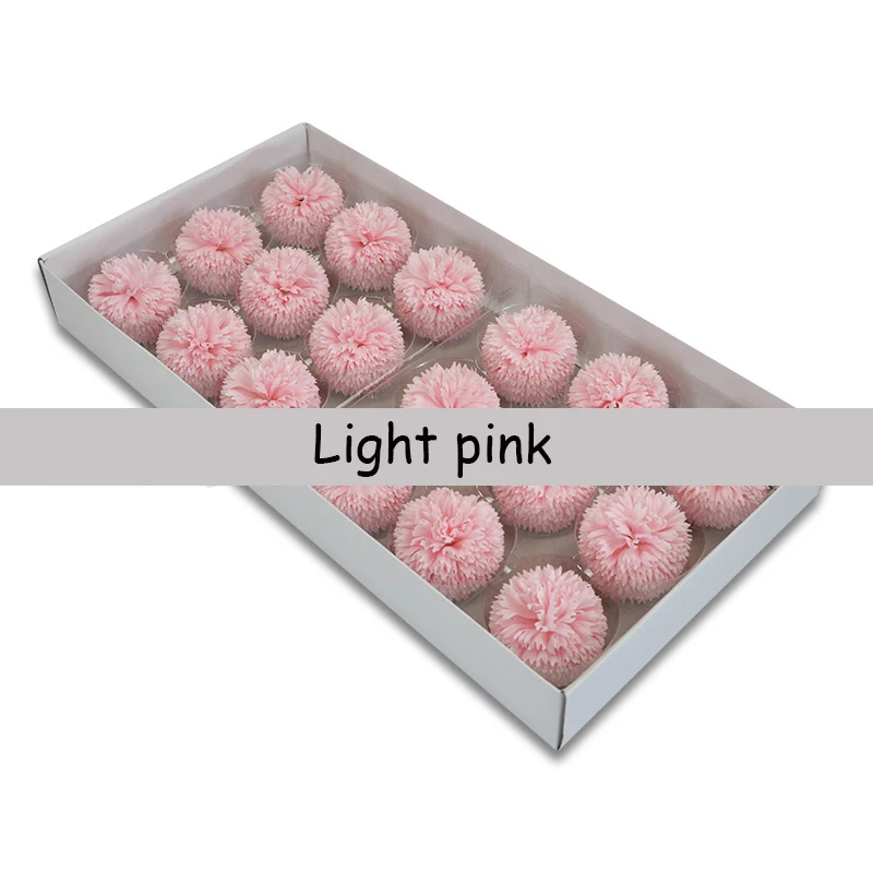 dark pink 18 шт. Одуванчик мыло цветок шар искусственные цветы гортензии голова DIY подарок на день Святого Валентина День матери Свадьба домашний декор - Цвет: dark pink