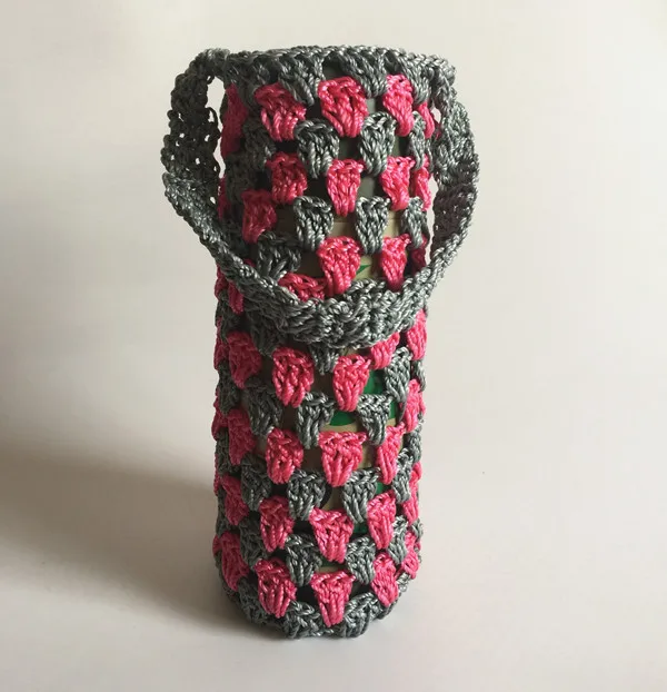

Cup Set Universal Insulated Shatter-resistant Insulated Cup Protective Case Glass Cup Set Water Cup Bag Yarn Handmade
