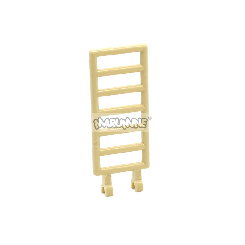 MARUMINE Moc бар 7x3 с двумя зажимами кирпичи 30 шт. совместим с 6020 строительные блоки собирает частицы - Цвет: Серый