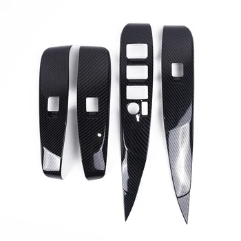 

4pcs Window panel trim Lift Button Panel Cover For Toyota Camry 2018-2019 Interior
