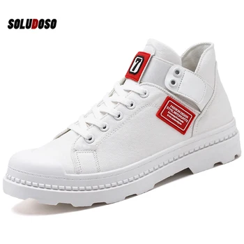 

Men's Martin Canvas Shoes High To Help Fashion Casual Breathable Wear