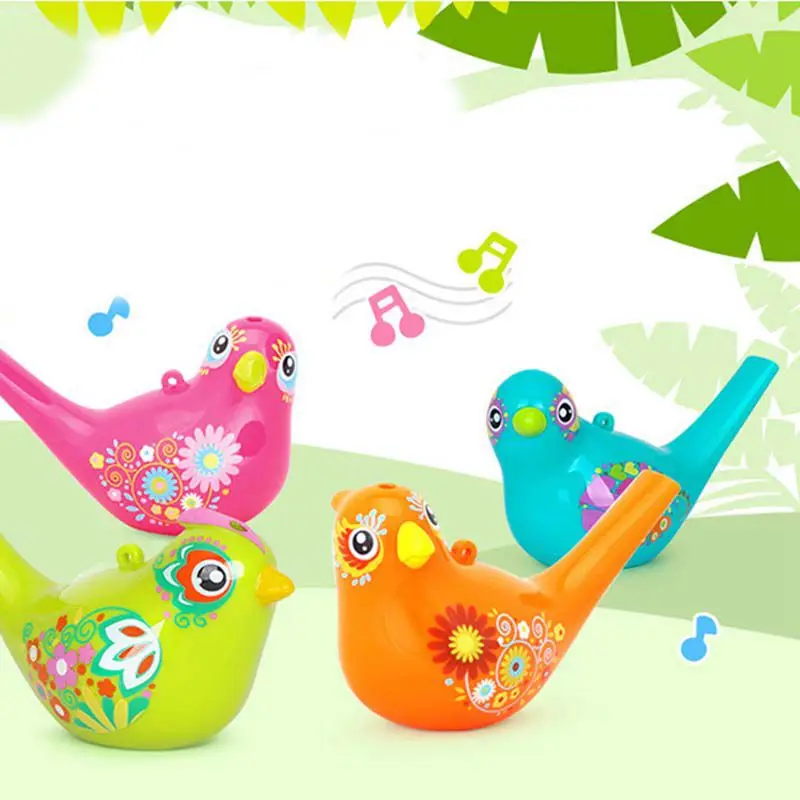 Цветная рисованная водная птица свисток Bathtime музыкальная игрушка для ребенка раннего обучения обучающая детская Подарочная Игрушка музыкальный инструмент