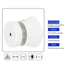 5 шт./лот детектор дыма пожарный детектор беспроводной датчик дыма независимый фотоэлектрический для дома охранной сигнализации системы