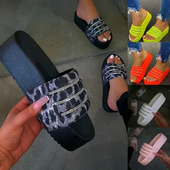 

Women's Flat Sandals Slipper Flats Sandal Open Toe Summer Shoe Women Sexy Party Beach Female Footwear Thickened Slippers