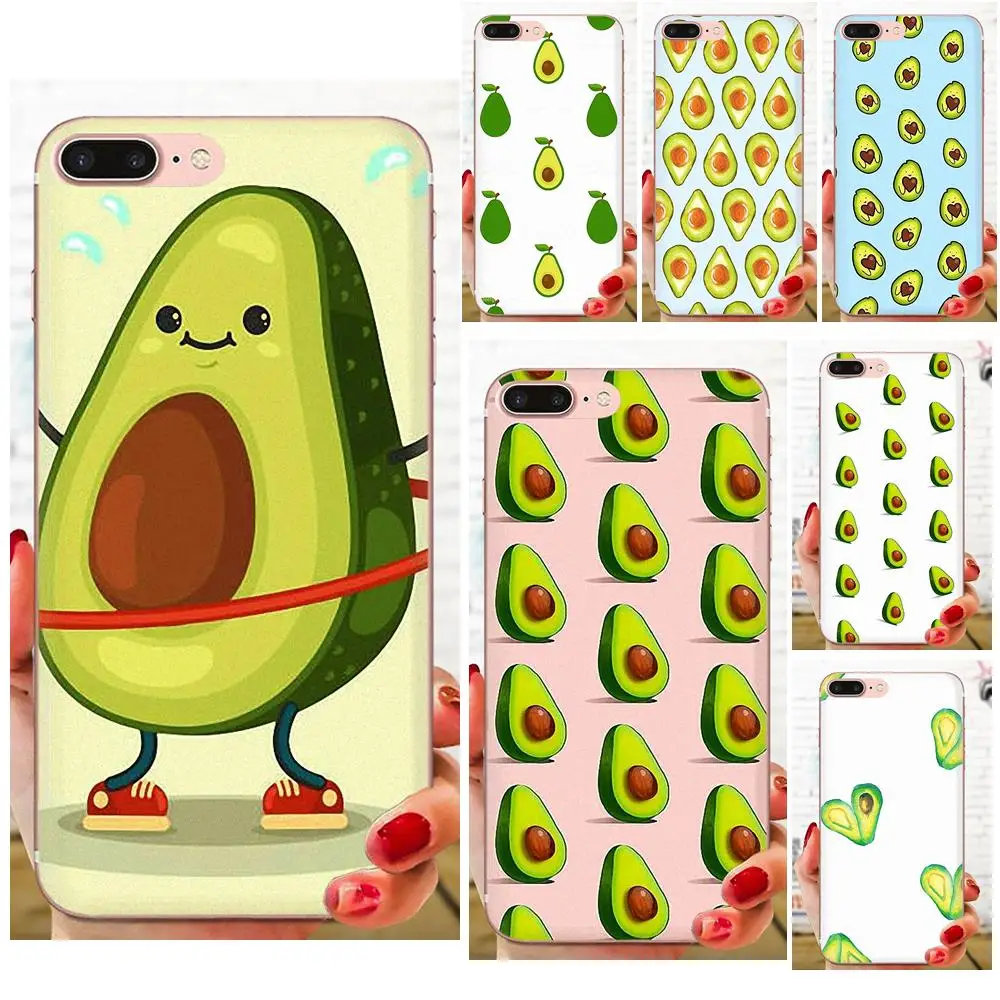 

TPU Luxury Lovely Avocado Fruit For Galaxy J1 J2 J3 J330 J4 J5 J6 J7 J730 J8 2015 2016 2017 2018 mini Pro