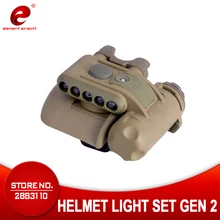 Element Airsoft Шлем светильник GEN 2 Softair Военный белый красный IR Led Airsoftsports тактический шлем вспышка светильник EX029