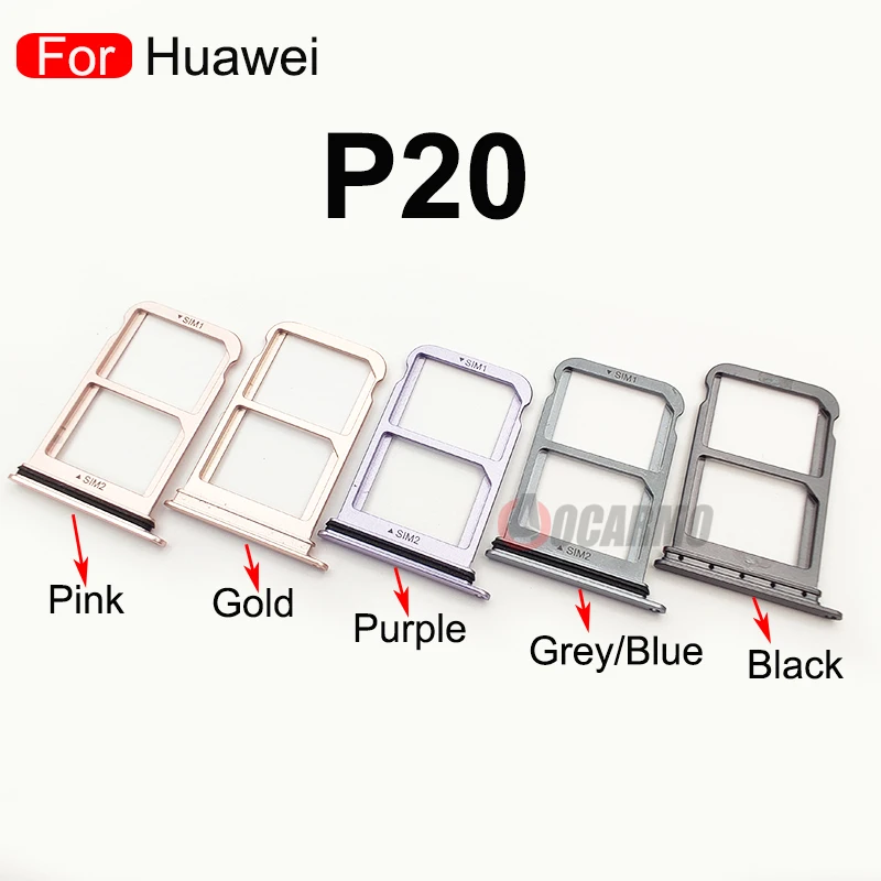 Gesprekelijk Monument lichtgewicht Sd Geheugenkaart Microsd Houder Nano Sim Card Tray Slot Adapter Voor Huawei  P20 Lite P20 Pro P20lite|null| - AliExpress