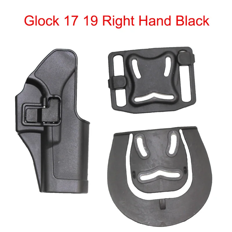 Быстрая блокировка Система отсоединения QLS адаптер для Glock 17 19 кобура Платформа Регулируемая Rider пояс петля весло принадлежности для охоты - Цвет: For Glock holster