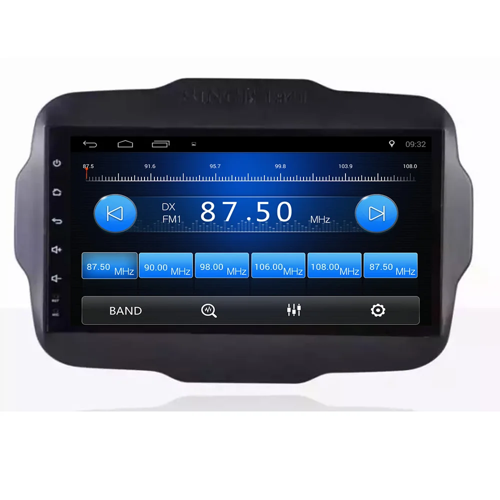 Android 9,0 автомобильный dvd для Jeep Renegade автомобильный Радио мультимедийный плеер gps поддержка 4G
