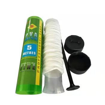 

Pva Water Soluble Fishing Net Narrow Fishing Network Refill Stocking Bait Bag Protect Fish Net Fish Grip PVA Polyvinyl Alcohol