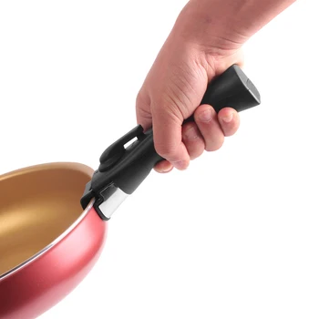 

Anti-scald Pan Handler Removable Clip Clamp Pot Lifter Holder Gripper Hot Dish Tableware Clamp Tool Bakelite Camping Accessories