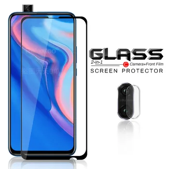 

2-in-1 for huawei y9 prime 2019 camera protector glass y9prime protective glass on hauwei 9y y 9 prime 9prime sheet armored film