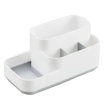 

Plastic Makeup Organizer Bathroom Storage Box Cosmetic Organiser Office Desktop Make Up Jewelry Storage Box Sundries Container