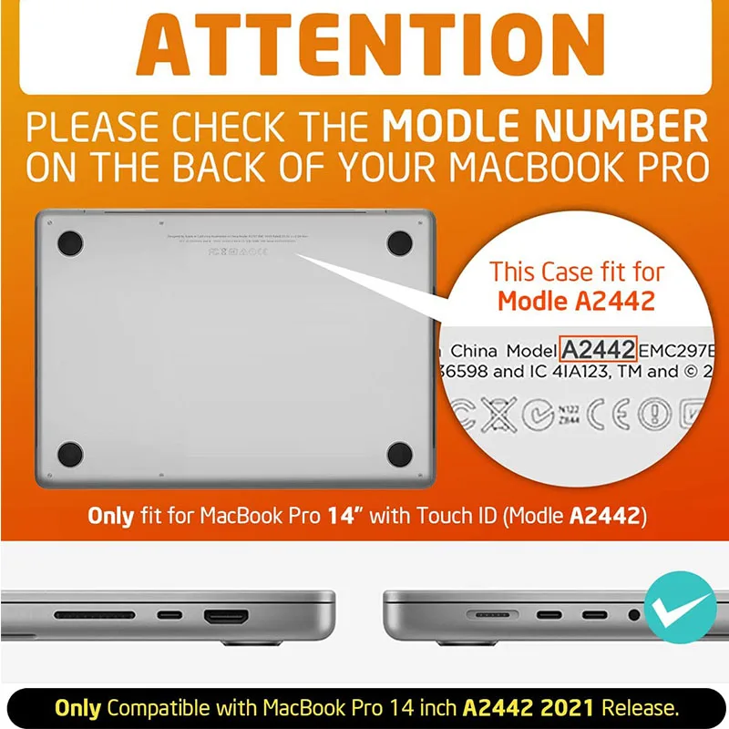 MacBook Pro 14 Inch Shockproof Protective Case