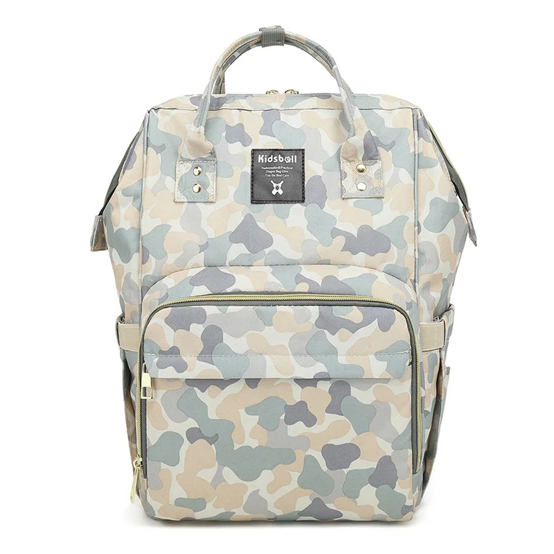 Camouflage green Мумия мешок многофункциональный высокой емкости отдыха корейской версии путешествия рюкзак пеленки Мода Многофункциональный Новая изоляция - Цвет: Camouflage green
