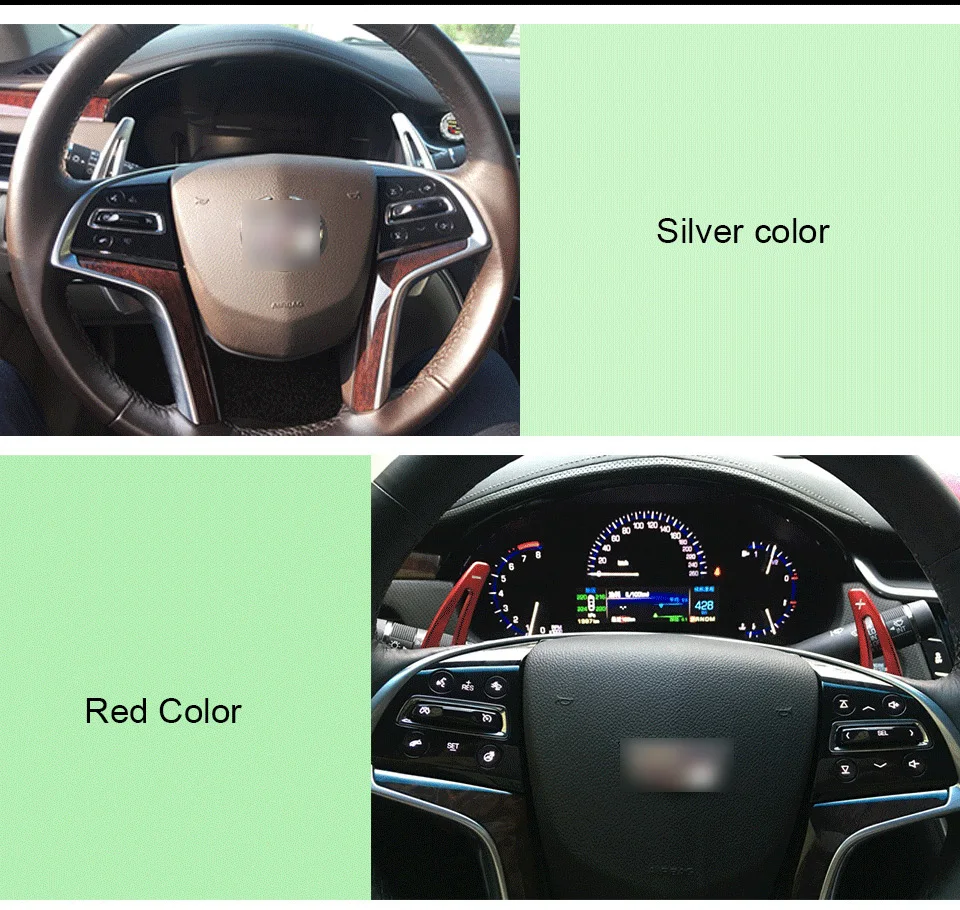 2 шт. Высокое качество Алюминиевый автомобиль рулевое колесо сдвиг Paddle Shifter расширение для Cadillac xts 2013