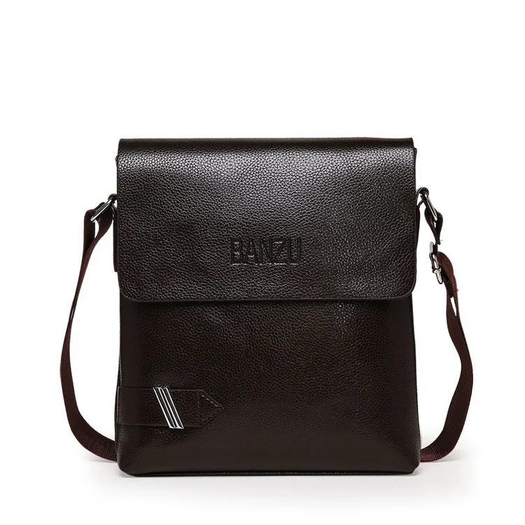 

Classic Style Men's Bag Shoulder Oblique Bag Business Briefcase Leather Bag