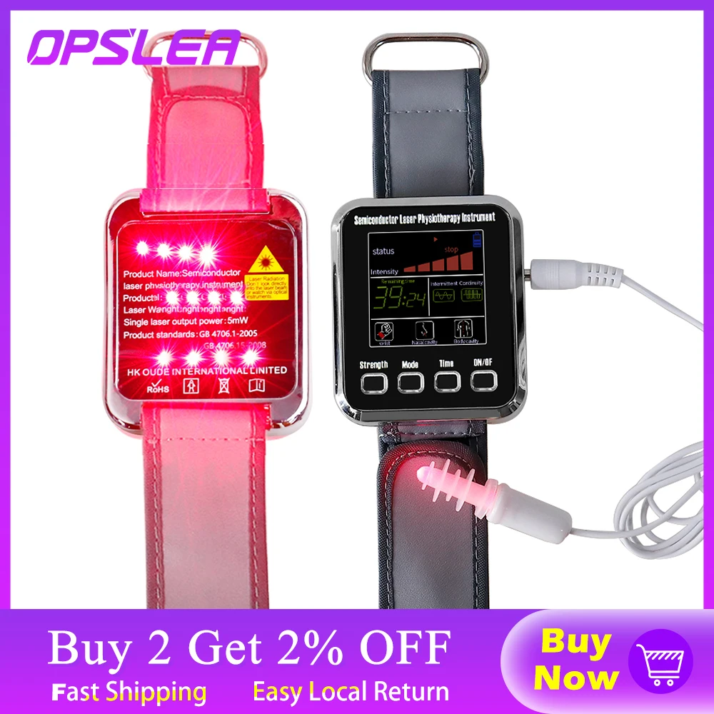Advanced Laser Therapy Wrist Device for Diabetes & Hypertension Treatment