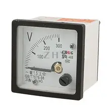 SQ48 Тип 0-300 В AC измерение напряжения Панель вольтметр