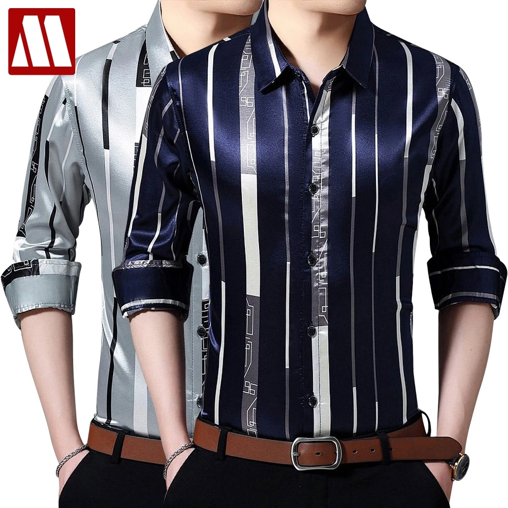New Luxury Men's Striped Short Sleeve T-Shirts Casual Slim Men Shirt Blouse Tops 
