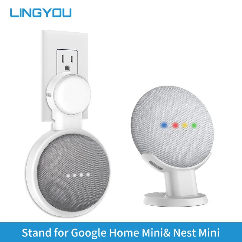 Настольная/Настенная подставка LINGYOU для Google Home мини-гнездо кронштейн голосового