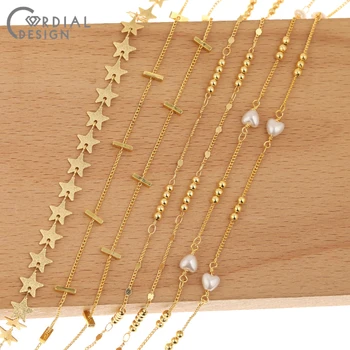 

Cordial Design Copper Chains/Jewelry Accessories/Chain For Necklace/Hand Made/Jewelry Findings & Components/DIY Bracelet Making