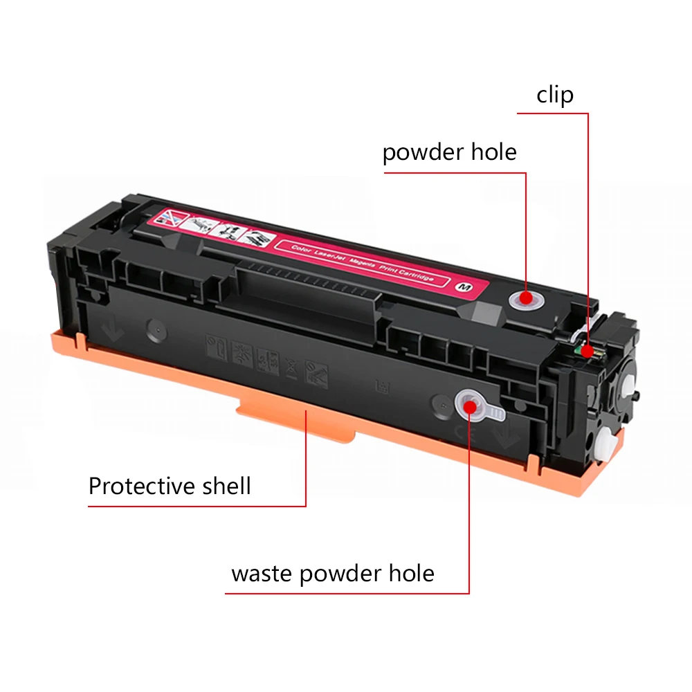Картридж с тонером DMYON 410A CF410A CF411A CF412A CF413A совместим HP для принтера M452dn M452dw M452nw M377dw