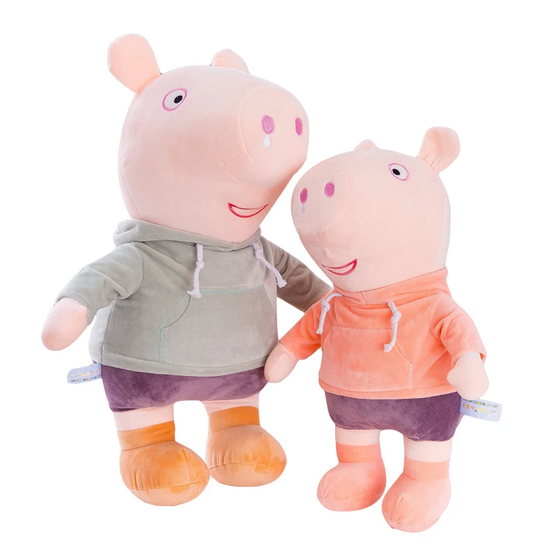 

2pcs Peppa Pig Doll George Pei Pig Family Plush Toys High Quality Plush Party Doll Birthday Gift Cotton Plush Toys Dropshipping