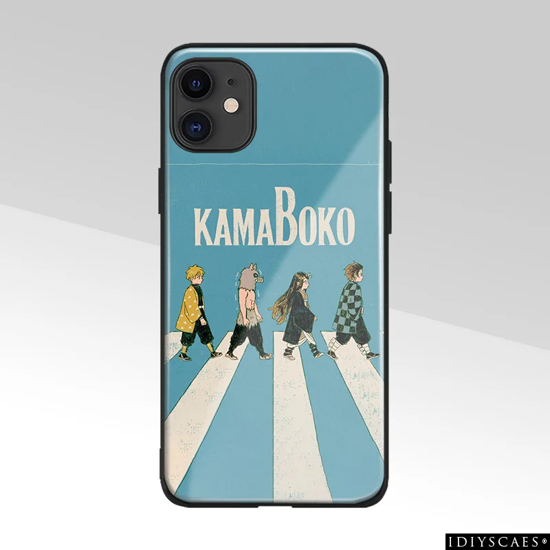Чехол для телефона Abbey road Kimetsu no Yaiba anime iPhone 6s 7 8 X Xr Xs 11 Pro Max Samsung S Note 9 10 20 Plus |