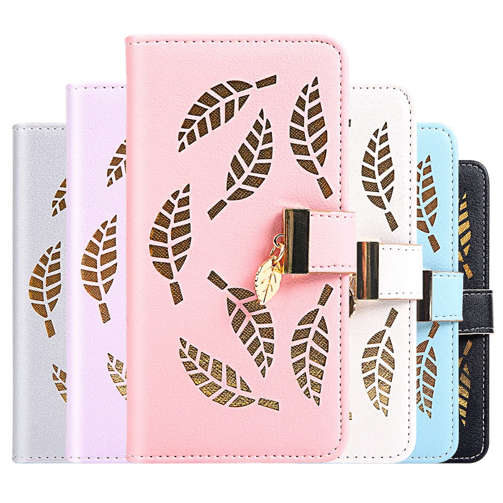 Полый лист Узорная Кожа, флип-чехол для Motorola MOTO E5 G7 Plus G7 E5 Play GO G7 power Cover Wallet phone Case