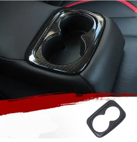Углеродное волокно черные аксессуары для интерьера ABS Decroation крышка планки для Honda Civic 10th RHD