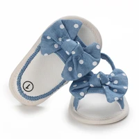 2024 Breathable Cute Bow Summer Baby Girls Sandals, Toddlers Simple Style  Multi Color Soft Sole Shoes Outdoor Indoor Prewalker 4