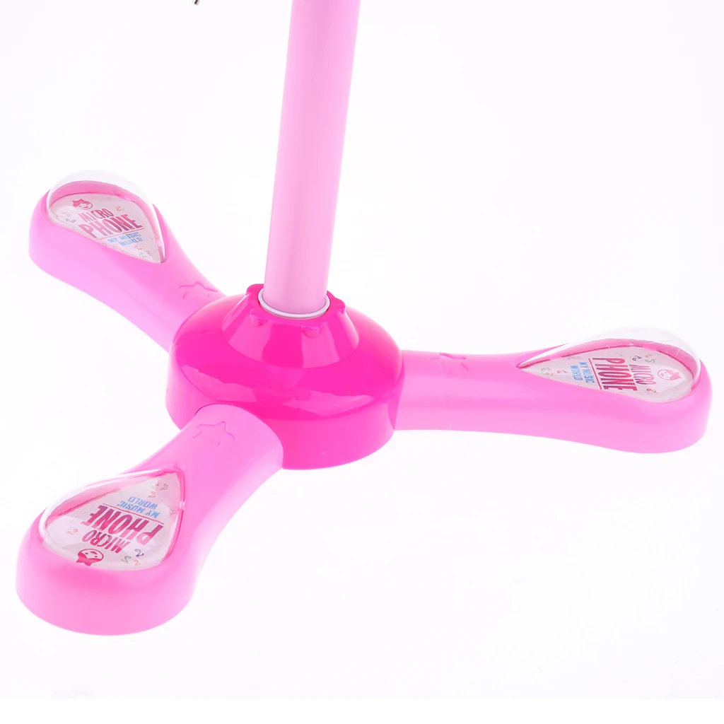 Kids Disco Karaoke with Adjustable Mic & Speaker Stand,Connects to Phones & MP3 Players