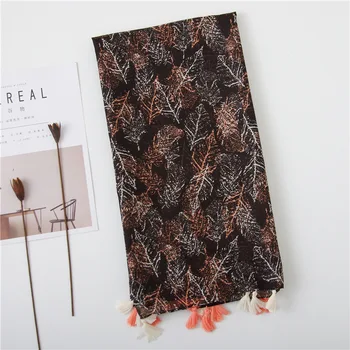 

Luxury Brand Scarf Women Brown All-match Long Shawl Beach Towel silk scarves poncho chiffon hijab blanket pashmina winter