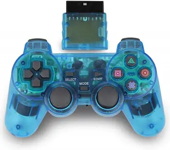 

Wireless Gamepad For Sony PS2 2.4G Controller For Playstation 2 Console Joystick Double Vibration Shock Joypad Wireless Controle